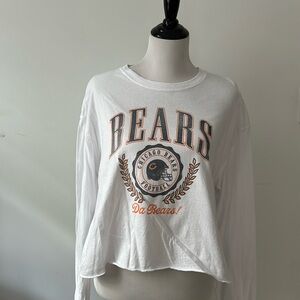 Chicago Bears - American Eagle Outfitters Tailgate - Cropped Long Sleeve Shirt